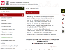 Tablet Screenshot of bip.nowydworgdanski.pl